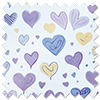 Sweetheart, Purple - Motorised Roman Blind